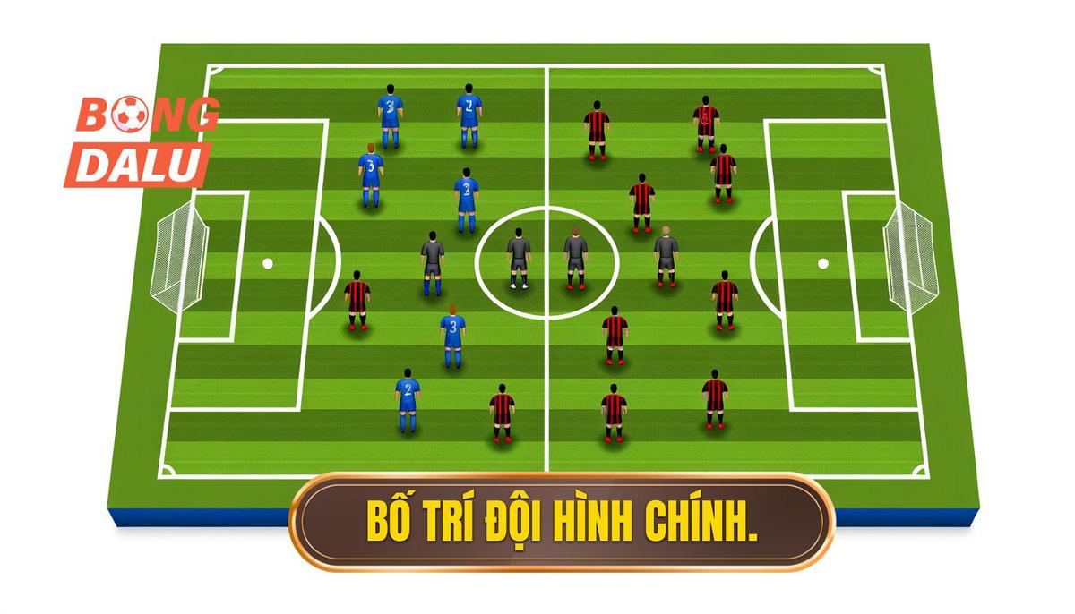 Bố trí đội hình cơ bản