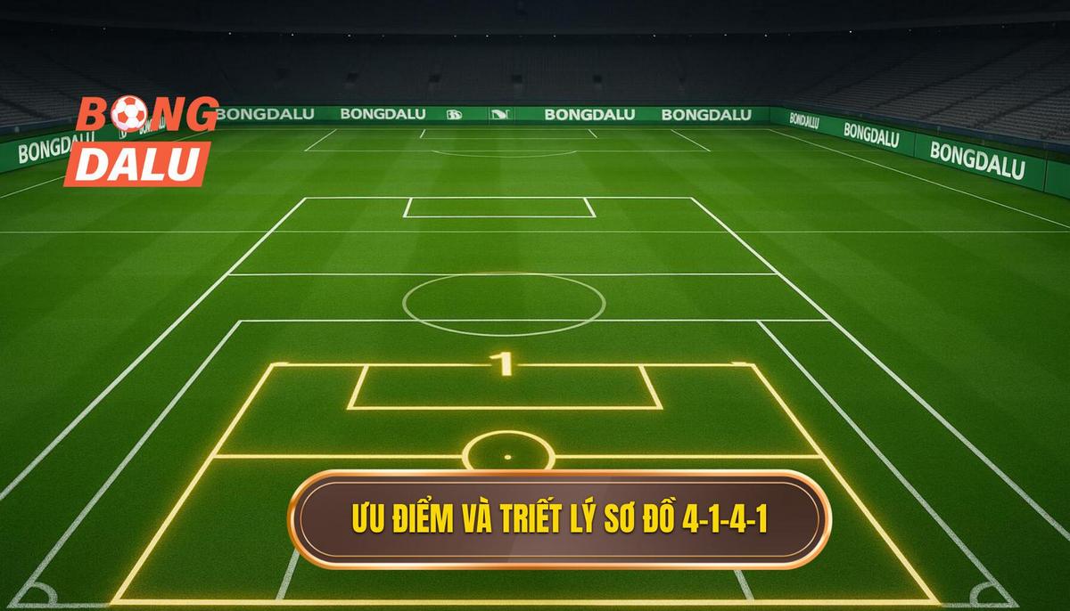 Ưu điểm và triết lý cốt lõi của sơ đồ 4-1-4-1