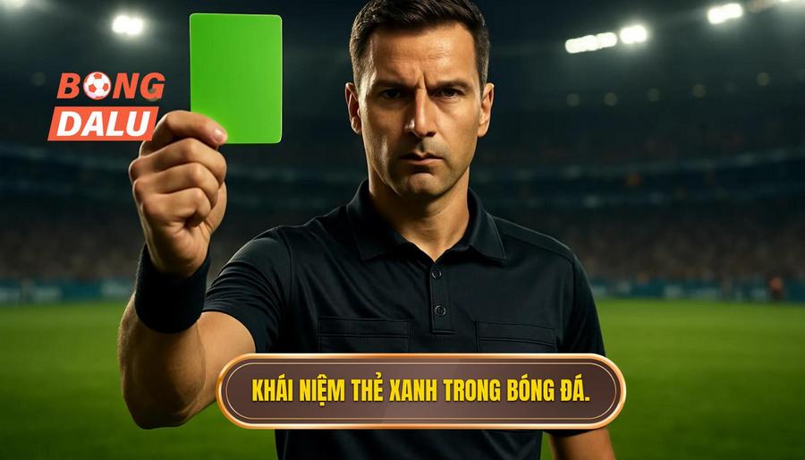 1. Khái niệm thẻ xanh trong bóng đá.