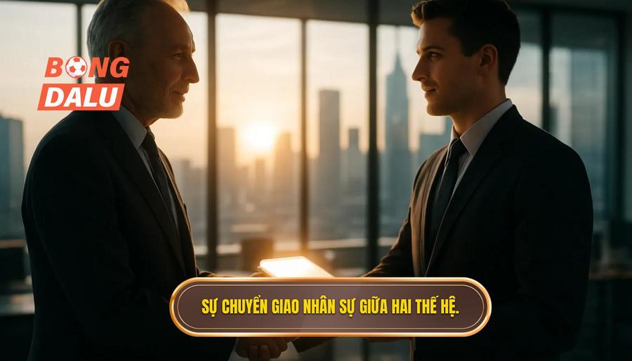 1. Sự chuyển giao nhân sự giữa hai thế hệ.